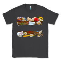 Smoke floral teacher custom name Classic Tee - NancyCooperArtShop
