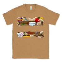 Toasted Coconut floral teacher custom name Classic Tee - NancyCooperArtShop