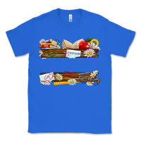 True Royal floral teacher custom name Classic Tee - NancyCooperArtShop