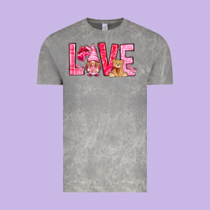 Love With Gnome Vintage Tee Designed By Nancycooperartshop