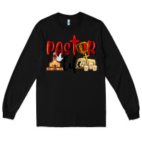 Black Pastor Life Long Sleeve Tee - LillyAllenDesigns