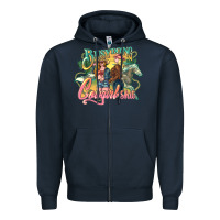 Navy Busy doing Cowgirl shit Zipper Hoodie - HowdyJamesFarm