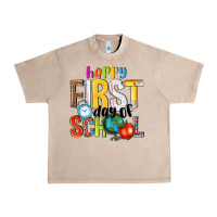 French Oak happy first day of school Urban Heavy Tee - NancyCooperArtShop