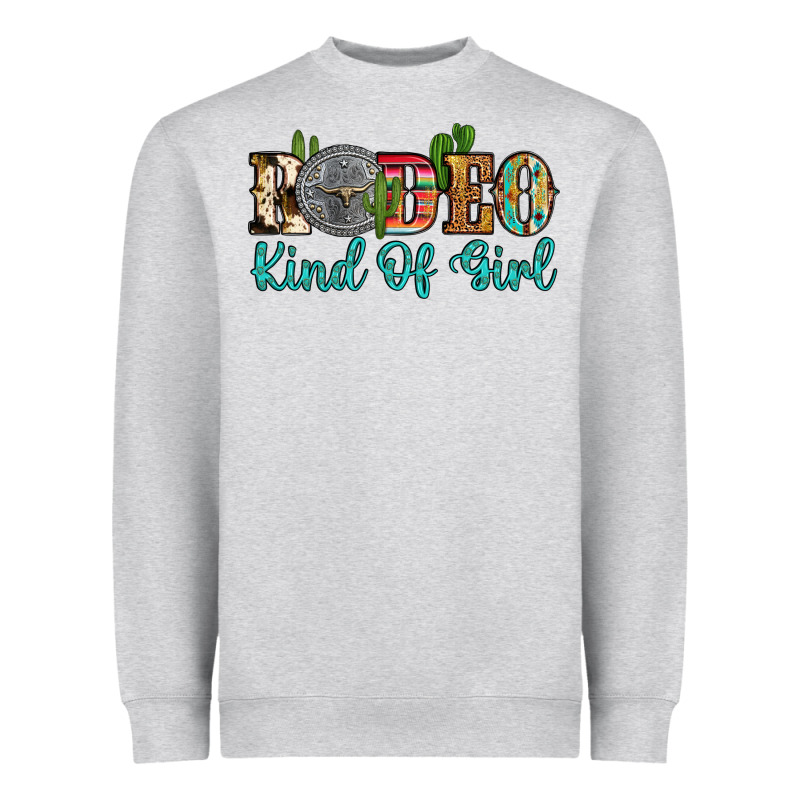 Rodeo Kind Of Girl Heavyweight Sweatshirt by Artiststas | Teevron
