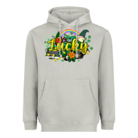 Moon Dust lucky gnomes truck St. Patrick's Heavyweight Hoodie - HowdyJamesFarm