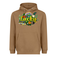 Toasted Coconut lucky gnomes truck St. Patrick's Heavyweight Hoodie - HowdyJamesFarm