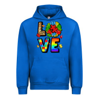 Cobalt autism love Urban Hoodie - LillyAllenDesigns