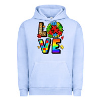 Pigment Grape Ice autism love Urban Hoodie - LillyAllenDesigns