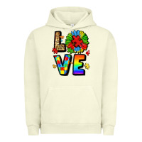 Pigment Pistachio autism love Urban Hoodie - LillyAllenDesigns