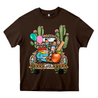 Chocolate Brown farm truck,back to school Heavy Core Tee - JahusDesignShop