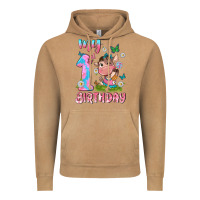 Vintage Camel my 1 st birthday with little cute cow Vintage Hoodie - NancyCooperArtShop