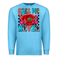 Ocean Blue call me never olivia Premium Sweatshirt - OliviaCreatesArt