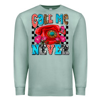 Seafoam call me never olivia Premium Sweatshirt - OliviaCreatesArt