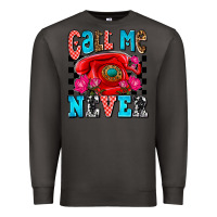 Smoke call me never olivia Premium Sweatshirt - OliviaCreatesArt