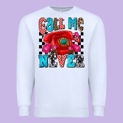 Call Me Never Olivia Premium Sweatshirt Designed By Oliviacreatesart