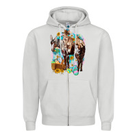 Dove Grey Happy Easter Day Rodeo Zipper Hoodie - HowdyJamesFarm