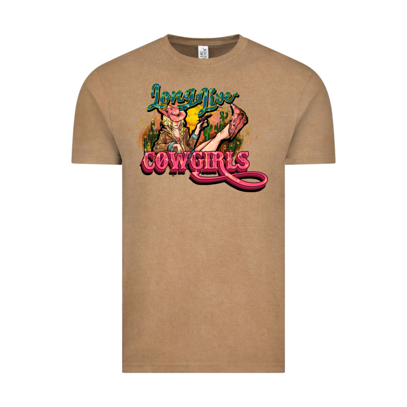 Long Live Cowgirls Vintage Tee by NancyCooperArtShop | Teevron