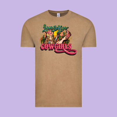 Long Live Cowgirls Vintage Tee Designed By Nancycooperartshop