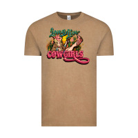 Vintage Coffee long live cowgirls Vintage Tee - NancyCooperArtShop