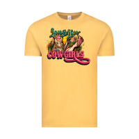 Vintage Mustard long live cowgirls Vintage Tee - NancyCooperArtShop