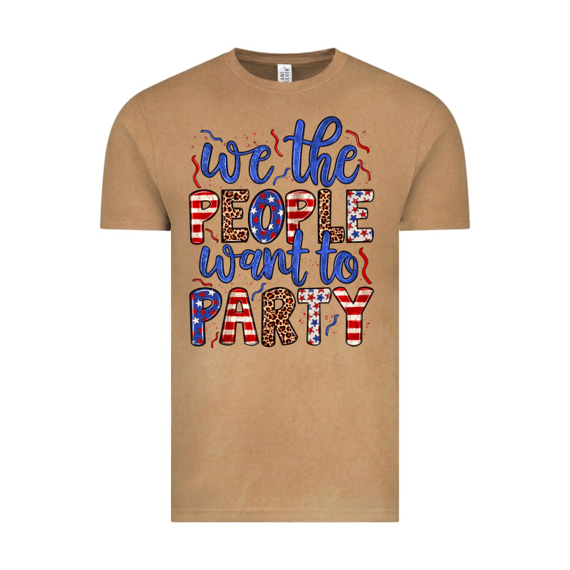 We The People Want To Party Vintage Tee by JahusDesignShop | Teevron