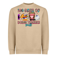 Mushroom 100 days of doing teacher stuff Heavyweight Sweatshirt - Artiststas