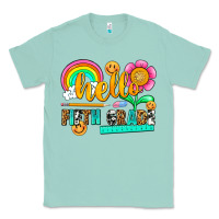 Seafoam hello fifth grade Classic Tee - NancyCooperArtShop