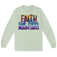 Matcha Faith Can Move Mountains Long Sleeve Tee - LillyAllenDesigns