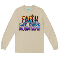 Mushroom Faith Can Move Mountains Long Sleeve Tee - LillyAllenDesigns