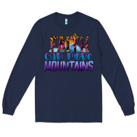 Navy Faith Can Move Mountains Long Sleeve Tee - LillyAllenDesigns
