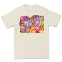 Colourful Pumpkin Background Premium Tee | Teevron