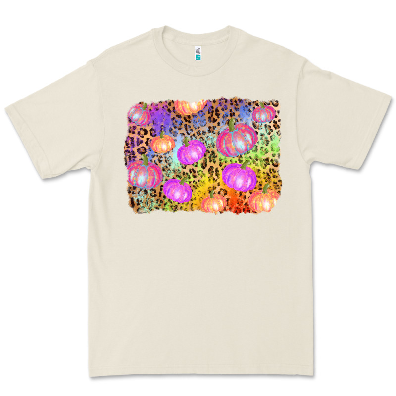 Colourful Pumpkin Background Premium Tee by AdoDesignShop | Teevron