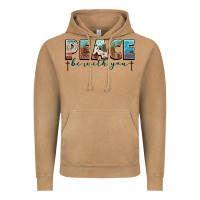 Vintage Camel peace be with you cross Vintage Hoodie - NancyCooperArtShop
