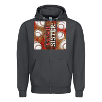 Smoke baseball sister Zipper Hoodie - TumblerDesignByShophia