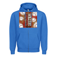 True Royal baseball sister Zipper Hoodie - TumblerDesignByShophia