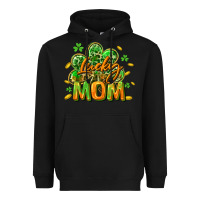 Black Lucky Mom  St. Patrick's Day Heavyweight Hoodie - CowGirlArtShop