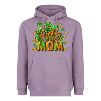 Lavender Lucky Mom  St. Patrick's Day Heavyweight Hoodie - CowGirlArtShop