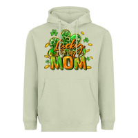 Matcha Lucky Mom  St. Patrick's Day Heavyweight Hoodie - CowGirlArtShop