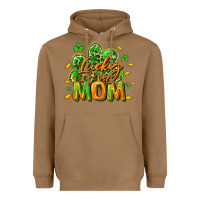 Toasted Coconut Lucky Mom  St. Patrick's Day Heavyweight Hoodie - CowGirlArtShop