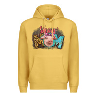 Antique Gold Show mom pig Premium Hoodie - CowGirlArtShop