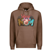 Chestnut Show mom pig Premium Hoodie - CowGirlArtShop