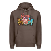Coffee Show mom pig Premium Hoodie - CowGirlArtShop