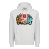 Dove Grey Show mom pig Premium Hoodie - CowGirlArtShop