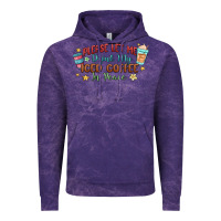 Cloud Purple please let me drink my iced coffee in peace Vintage Hoodie - MaliasSmallBusiness