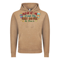 Vintage Coffee please let me drink my iced coffee in peace Vintage Hoodie - MaliasSmallBusiness