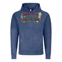 Vintage Denim please let me drink my iced coffee in peace Vintage Hoodie - MaliasSmallBusiness