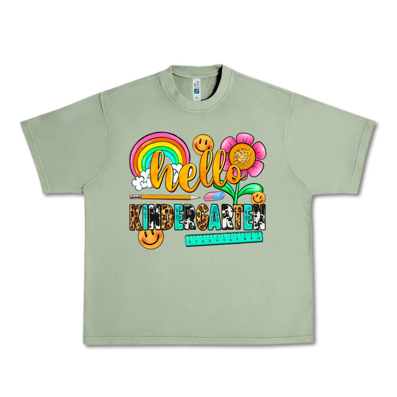 Hello Kindergarten Urban Heavy Tee by NancyCooperArtShop | Teevron