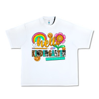 White hello kindergarten Urban Heavy Tee - NancyCooperArtShop