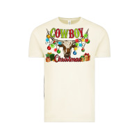 Vintage Arctic cowboy christmas Vintage Tee - MaliasSmallBusiness