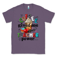 Lavender coffee gives me teacher power Classic Tee - NancyCooperArtShop
